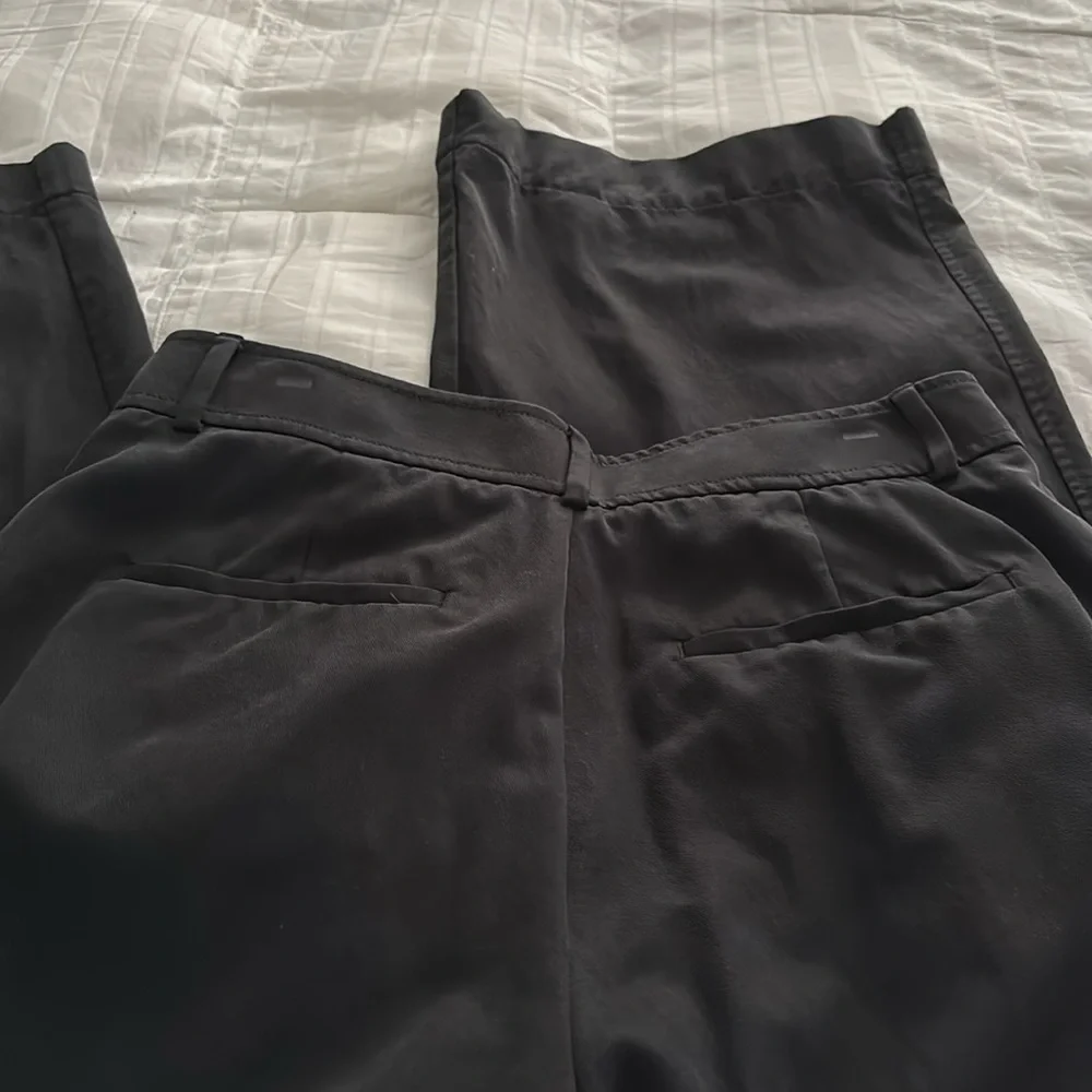 Everlane Way High Drape Pants in Black 8S - Picture 8 of 11